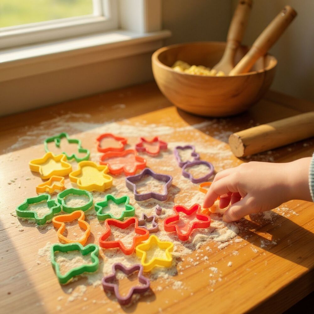 Vintage 1990's Assorted  WILTON Plastic Cookie Cutters Mixed Lot (30)